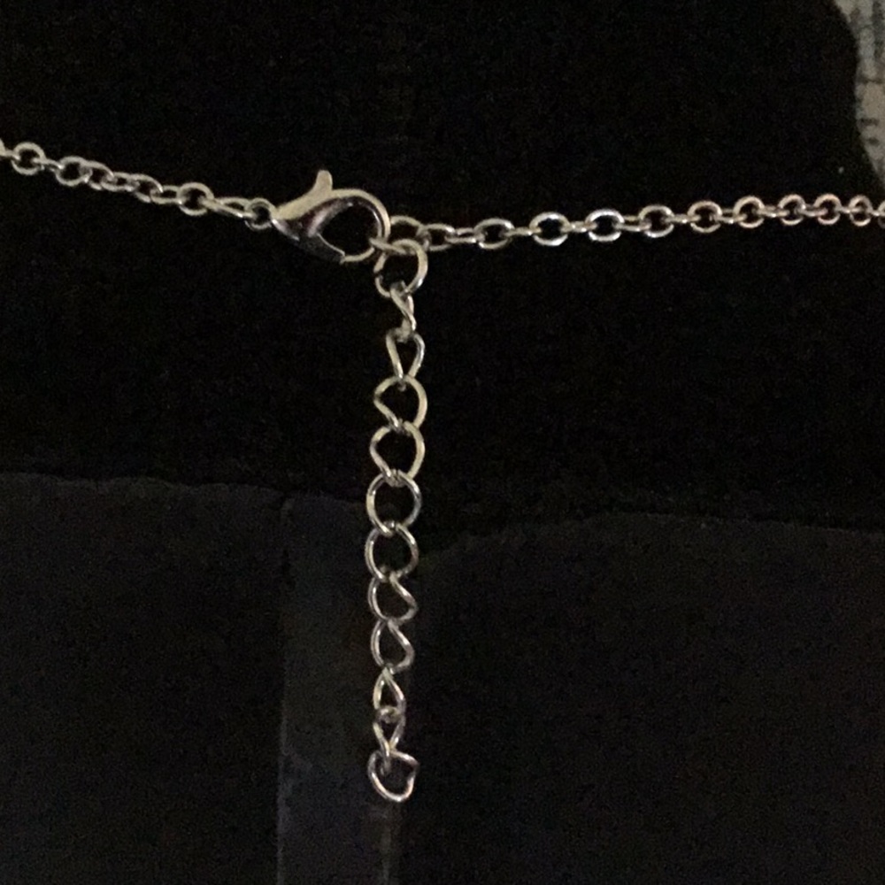 MERMAID and DISC of MERMAID SCALES NECKLACE - Picture 5 of 6